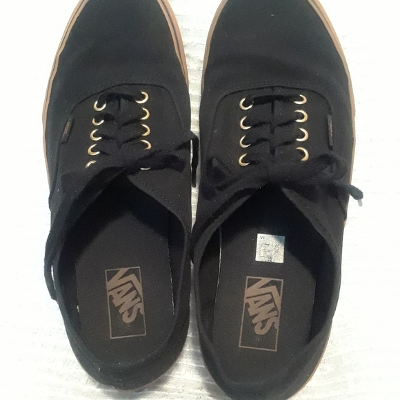Men's Black Vans - Picture 2 of 7